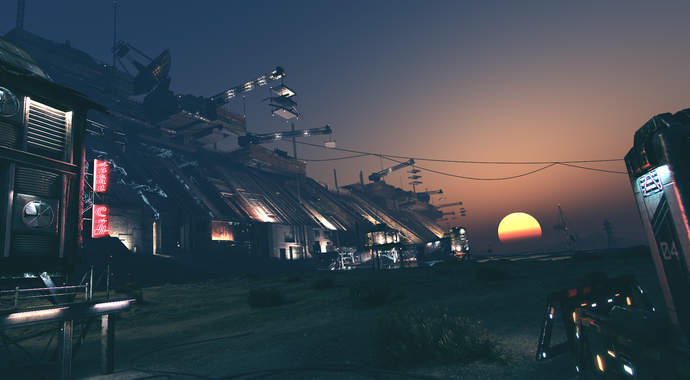 Slnko a obloha vo V-Ray 5 pre Maya
