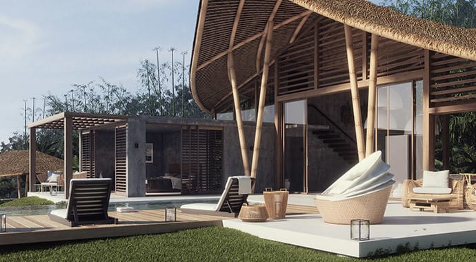 Slnko a obloha vo V-Ray pre SketchUp
