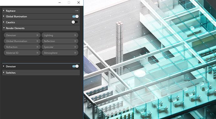 Renderovacie prvky vo V-Ray pre SketchUp